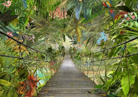 Jungle behang Wild Bridge
