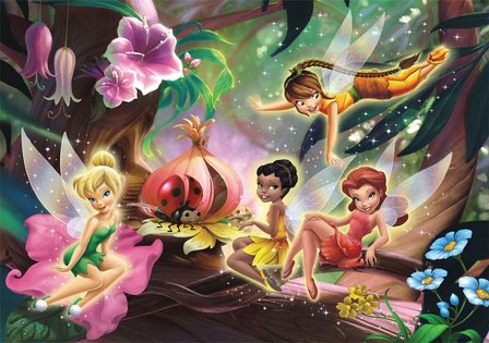 Disney Fairies behang V2