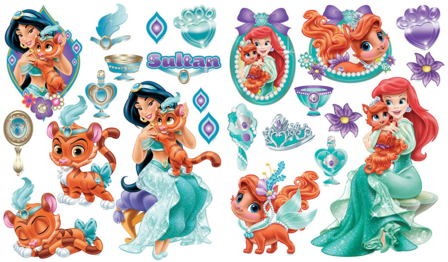 Disney Princess muurstickers Palace Pets L