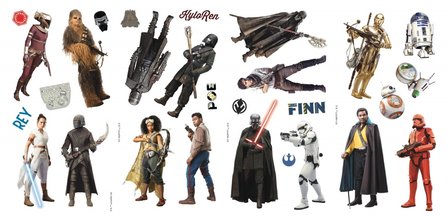 Star Wars IX muurstickers The Rise of Skywalker