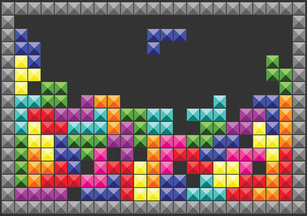 Tetris Game fotobehang