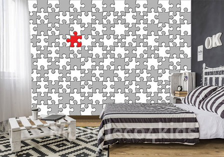 Legpuzzel behang Puzzle