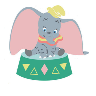 Dumbo muurstickers XL
