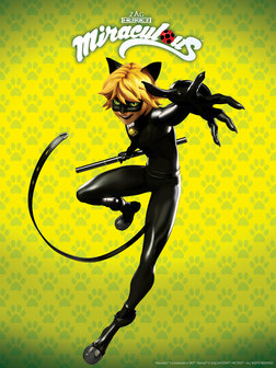 Miraculous fotobehang Cat Noir