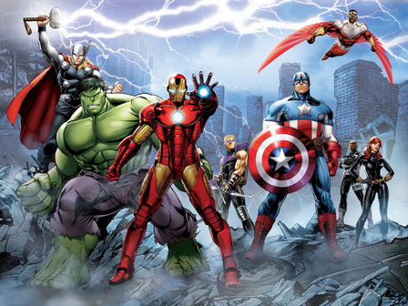 Avengers fotobehang XL