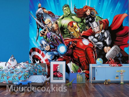 Avengers behang Heroes XL