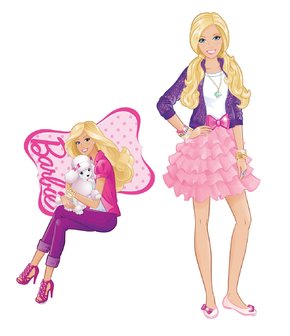 Barbie muurstickers