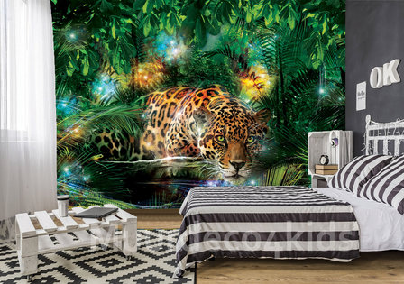 Jaguar Jungle fotobehang 