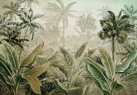 Botanisch behang Jungle