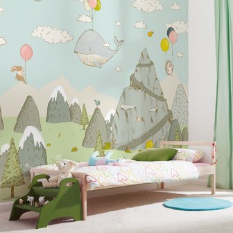 Kinderkamer behang Mountain Traveler