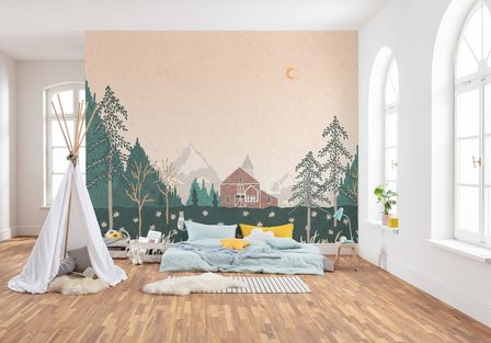 Kinderkamer behang Little Farm