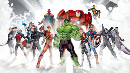 Avengers fotobehang Avengers Unite