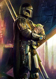 Mandalorian fotobehang Savior