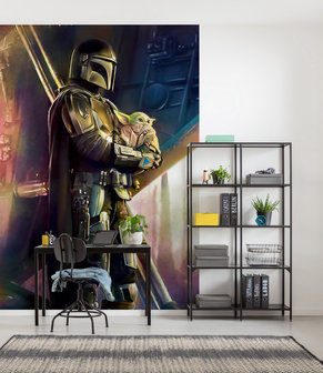 Mandalorian fotobehang Savior