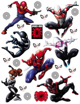 Spiderman muurstickers Friends XL 