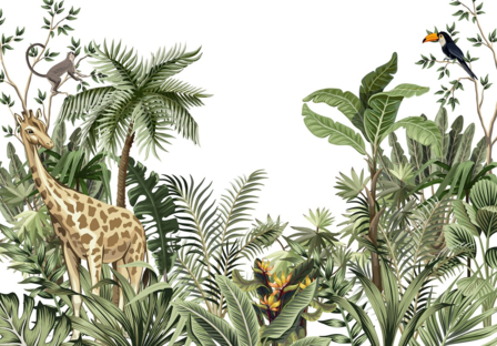 Jungle Safari behang 