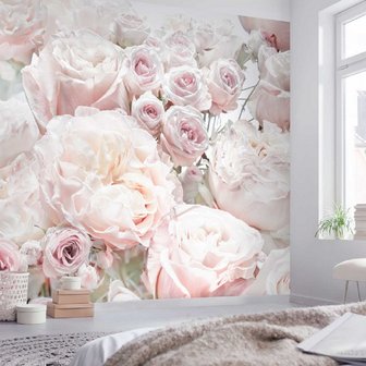 Doe mijn best Interactie Middag eten Prachtig rozen fotobehang Spring Roses
