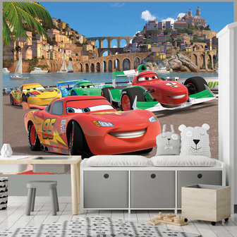 Disney Cars behang L - Itali&euml;