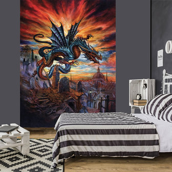 Draken behang Alchemy Highgate Horror Dragon fotobehang