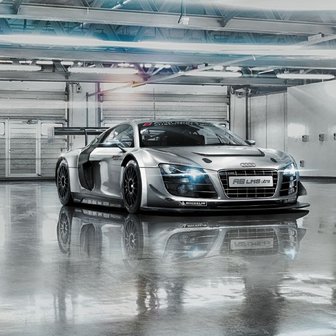 Audi behang R8 Le Mans