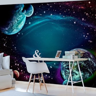 Space behang Fantasy