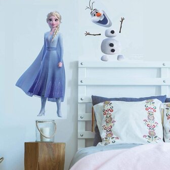 Lot Verslijten Caroline Disney Frozen 2 muurstickers Elsa en Olaf - RoomMates
