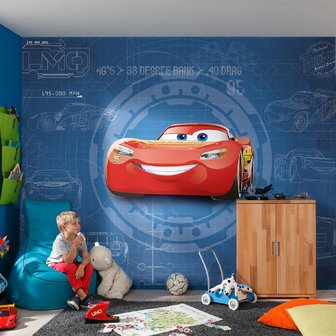 Disney Cars behang Blueprint