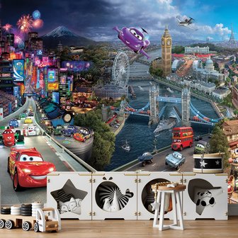 Disney Cars vlies behang Multi