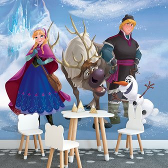 Frozen behang Anna en Kristoff XL