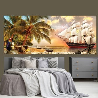 Piratenschip II poster behang H