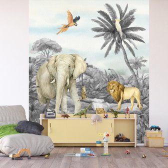 Kinderkamer Jungle behang Jungle droom P3-G