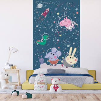 Peppa Pig behang Space D2