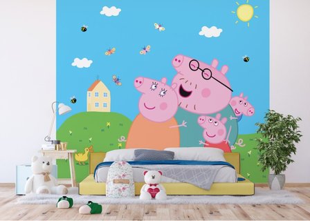 Peppa Pig behang D4