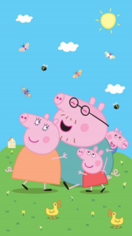 Peppa Pig behang D2 150x270cm