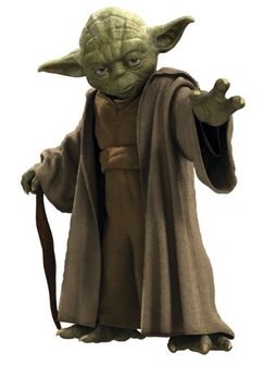 Star Wars muursticker Yoda XL