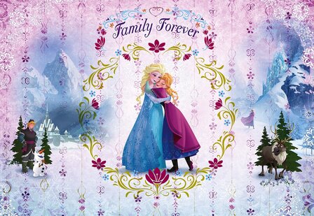 Frozen behang Family Forever