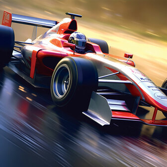 Formule 1 fotobehang Raceauto