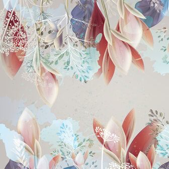 Bloemen behang Pastel Floral