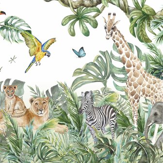 Jungle behang Wild Animals