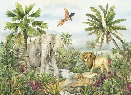 Jungle behang Jungle Droom L