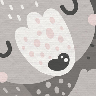 Detail Bosdieren behang Little Darling