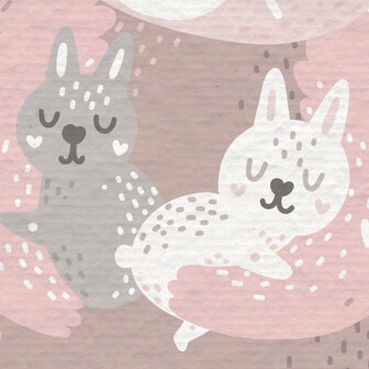 Detail Bosdieren behang Little Darling