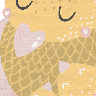 Detail Bosdieren behang Little Darling