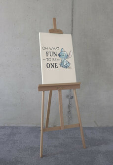 Stitch canvas schilderij Oh What Fun