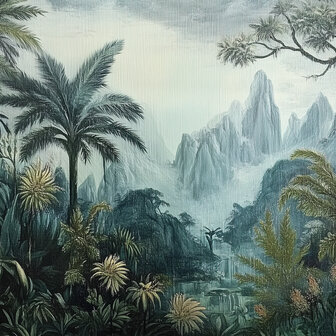 Jungle fotobehang Tropical Art