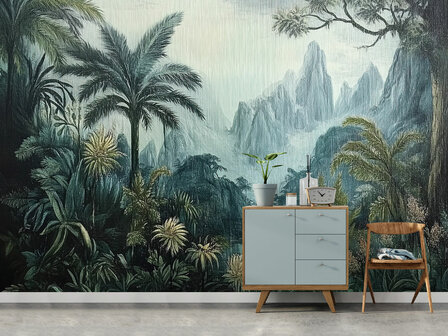 Jungle fotobehang Tropical Art