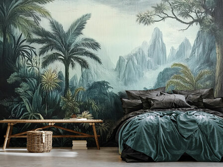 Jungle fotobehang Tropical Art