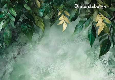 Groene Bladeren fotobehang V57