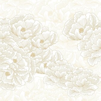 Bloemen fotobehang Japanse Bloemen XL
