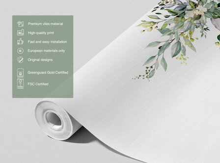 Hangende bladeren fotobehang Eucalyptus XL